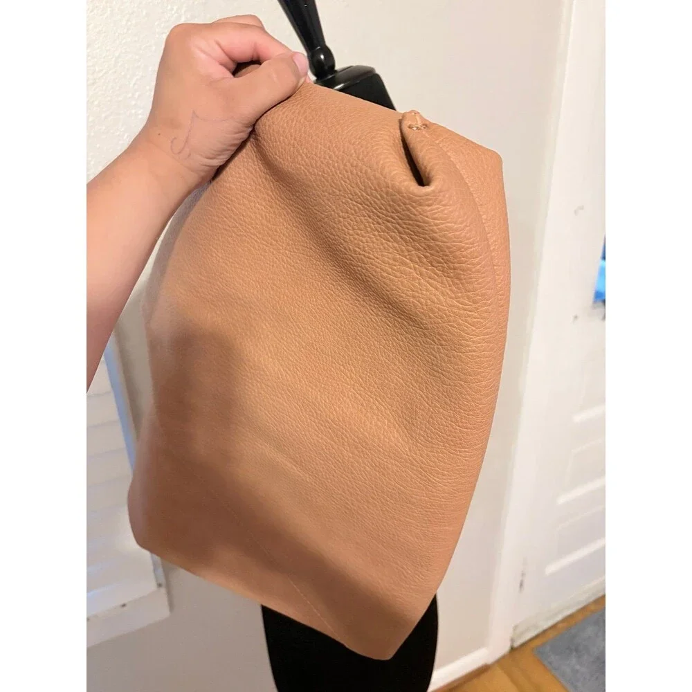 Shiraleah Tan Vegan Leather Large Hobo Bag